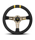 Momo MODDRIFT Steering Wheel 330 mm - Black Suede/Anth Spokes/2 Stripes