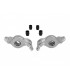 Skunk2 94-01 Acura Integra Black Anodized Billet Aluminum Body w/ Spherical Compliance Bearing