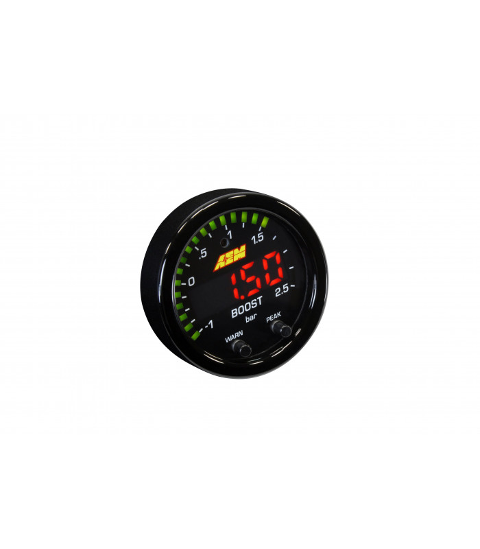 AEM X-Series Boost Pressure -30inHg 35psi Gauge